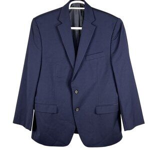 Lauren Ralph Lauren Mens 42R Navy Sport Coat Blazer Wool Quiet Luxury Timeless